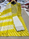 Laheriyooo Tdg Rayon Cotton Embroidery Kurti With Bottom Dupatta Wholesale Online